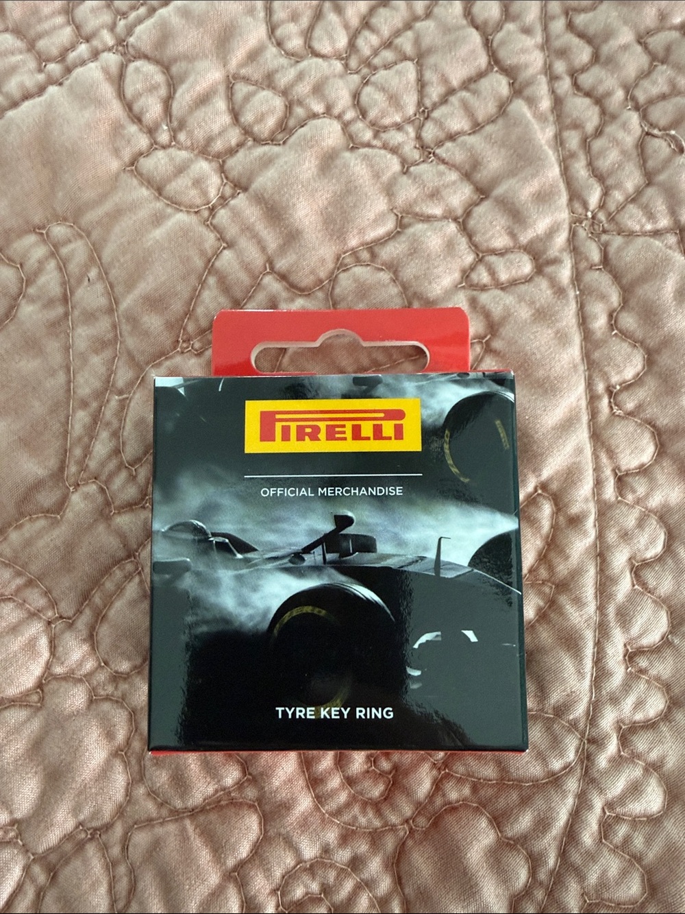 Red and Black Tyre Key Ring - Official Merchandise